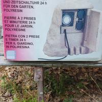 Portaprese a scomparsa per giardino