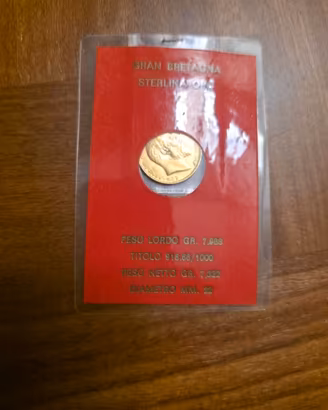 Edward VII Grande Bretagna sterlina oro