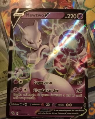 Carta Pokemon Mewtwo V 030/078 Mint