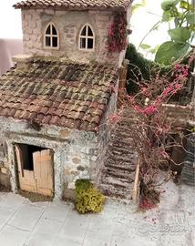 Presepe  artigianale 65x40x35(nuovo)