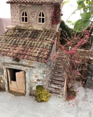 Presepe  artigianale 65x40x35(nuovo)