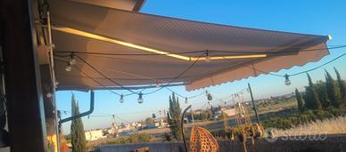 tenda da sole con bracci a catena 4x3mt 