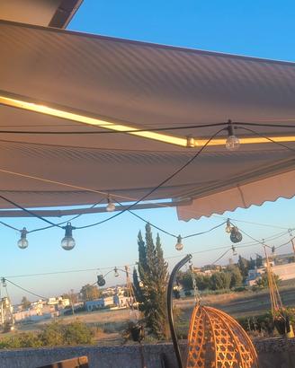 tenda da sole con bracci a catena 4x3mt 