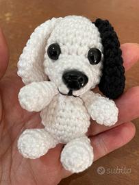 Canino portachiavi uncinetto