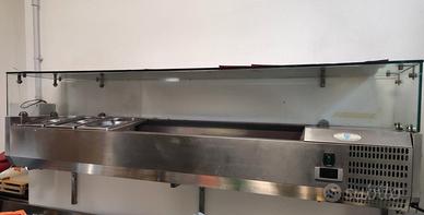 Vetrina frigo ingred. bar/pizzeria/bruschetteria