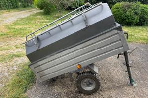 Carrello rimorchio per auto con copertura removibi