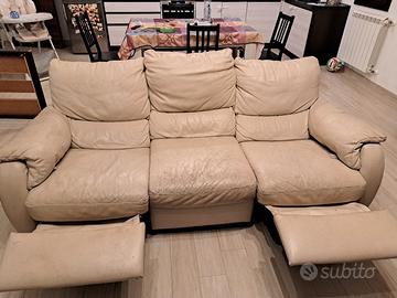 divano vera pelle Divani & Divani by Natuzzi 