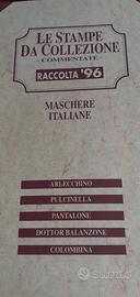 stampe  storiche maschere italiane carnevale