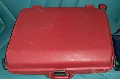 valigia Samsonite rossa 