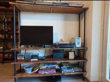 Libreria porta TV modello Village di Agora