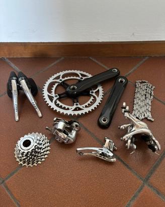 Gruppo campagnolo record titanium 9 speed corsa