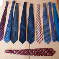 10 cravatte Made in Italy 100% seta