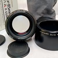 Obiettivo Canon 85mm 1.2 EF