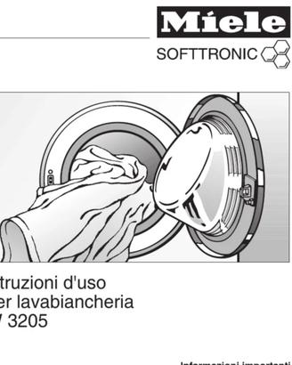 Lavatrice miele W 3205