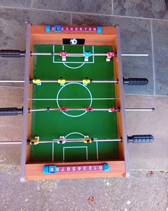 calcio balilla da tavolo