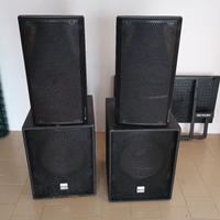 impianto audio Dj