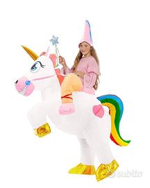 costume gonfiabile unicorno
