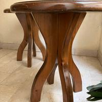 Tavolini legno rotondi