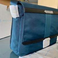 Piquadro borsa Messenger con inserti in pelle