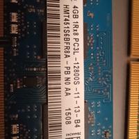 banchi di memoria ram PC3L DDR3 4Gb