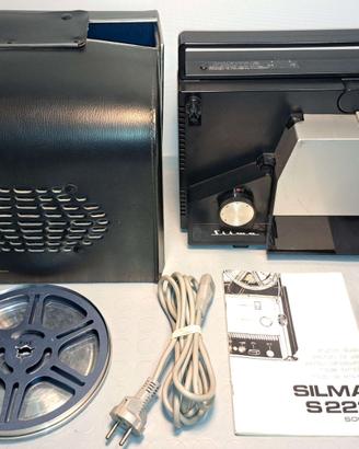 PROIETTORE VIDEO SILMA S222 SOUND SUPER 8 +VALIGIA