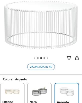Tavolino Kare design