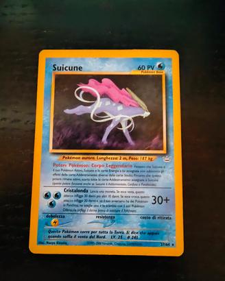 carta Pokémon Suicune 27/64- Neo revelation