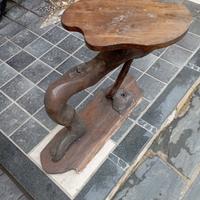 tavolino artigianale legno