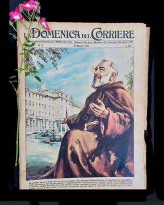 La Domenica del Corriere 20 maggio 1956 Padre Pio