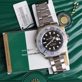 Rolex GMT 2 - Batman NUOVO full stickers 116710