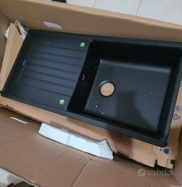 Lavello Blanco colore nero lavandino nuovo