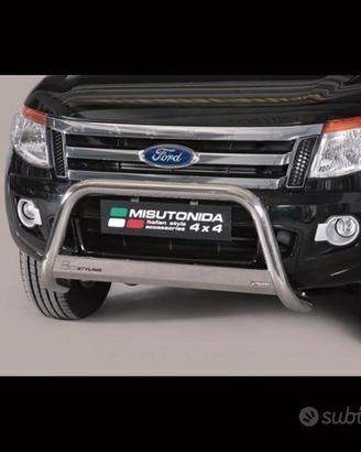 Ford Ranger Supercab-Bull Bar anteriore inox
