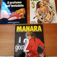 Milo Manara, volumi a fumetti