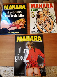 Milo Manara, volumi a fumetti