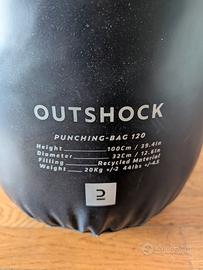 Sacco boxe Decathlon Punching Bag 120 + supporto