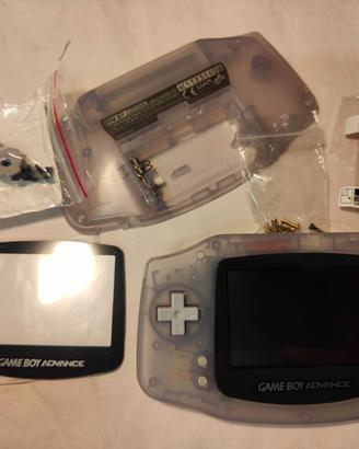 Gameboy Advance GBA originale scocca display viti