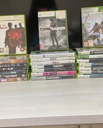 Lotto 23 giochi xbox 360+console