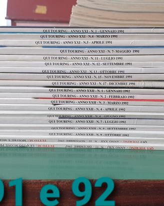 riviste TCI 1992-1993