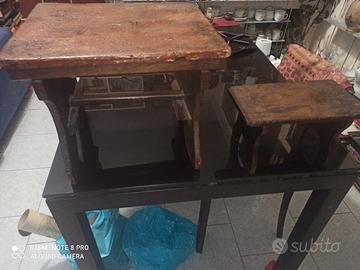 sgabelli artigianali arte povera