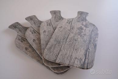 4 Taglieri effetto legno