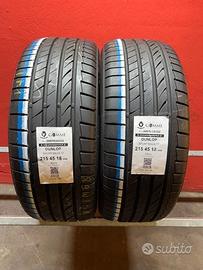 2 gomme 215 45 18 dunlop a3374