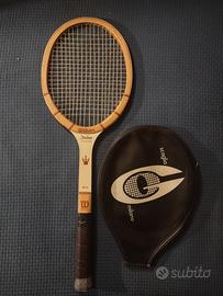 racchetta legno tennis vintage