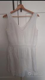 Vestito estivo bianco con scollo V "Jdy"