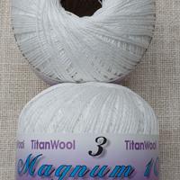 Gomitolo da 100 gr. FILO DI SCOZIA N°3 bianco