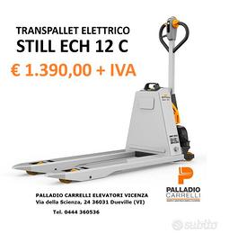 Transpallet elettrico STILL ECH 12 C