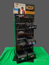 Espositore BIC Girevole Plexiglass Nero 30x77cm