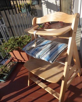 Seggiolone Hauk in legno