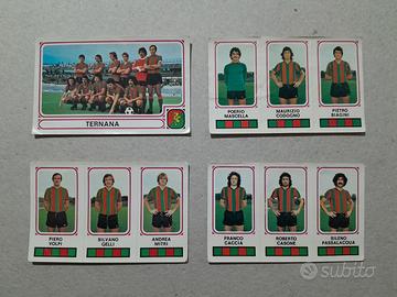 Lotto 4 Figurine Calciatori Panini 1978-79 TERNANA