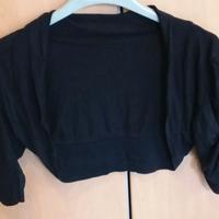 Coprispalle nero in maglina