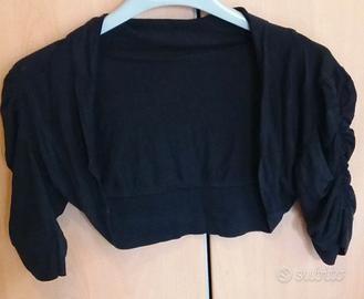 Coprispalle nero in maglina